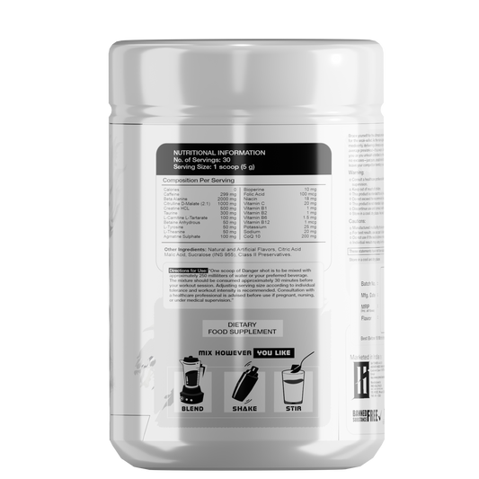 Corebuild Danger Shot Pre-workout