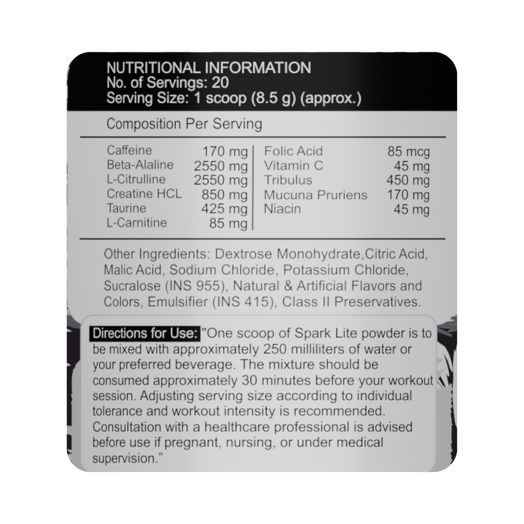 CoreBuild Spark – Advanced Pre-Workout Supplement for Energy, Focus & Strength