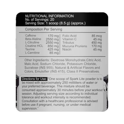 CoreBuild Spark – Advanced Pre-Workout Supplement for Energy, Focus & Strength