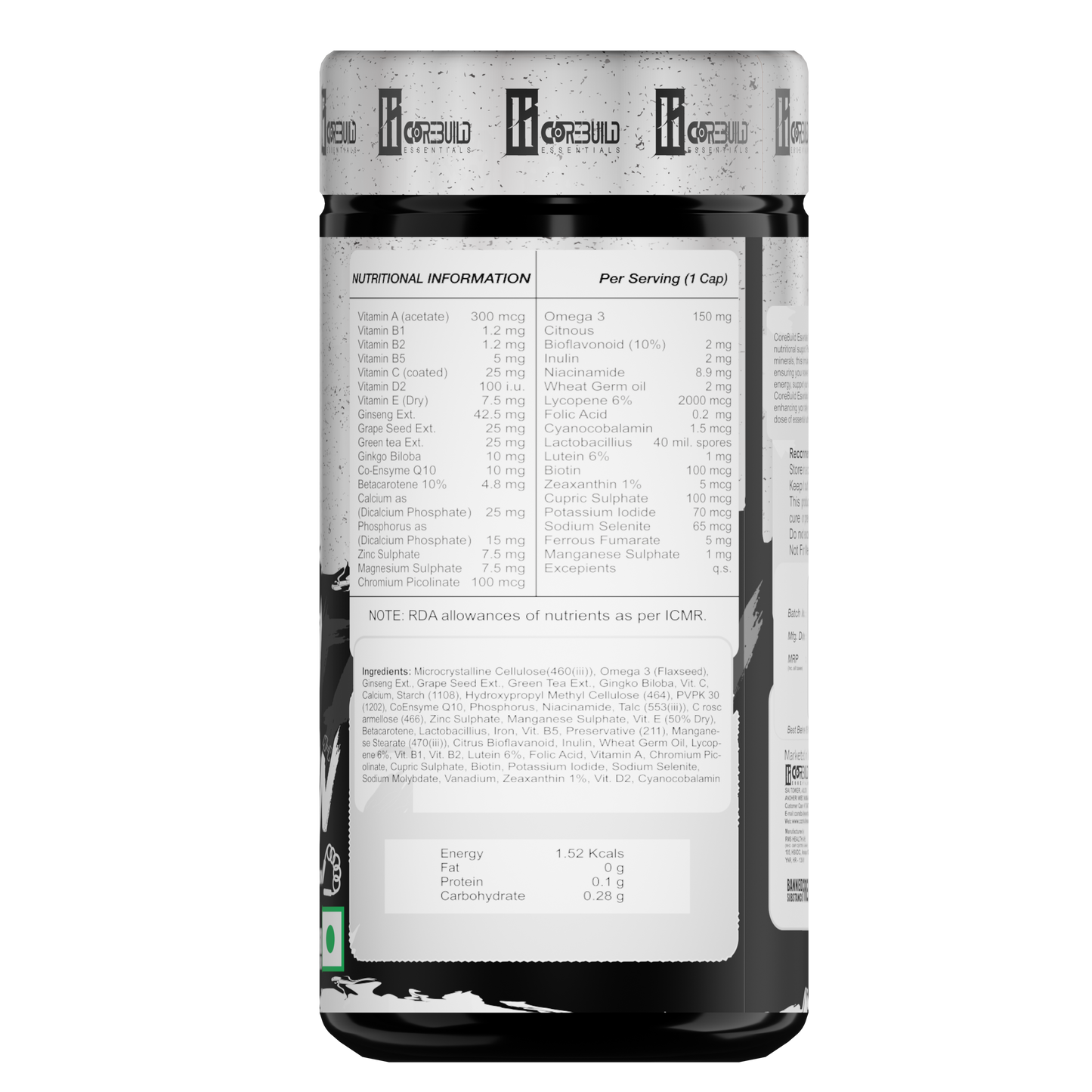 CoreBuild Essentials Multivitamin Complete Daily health and performance nutritional supplement