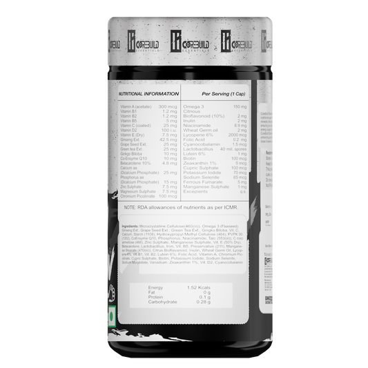 CoreBuild Essentials Multivitamin Complete Daily health and performance nutritional supplement