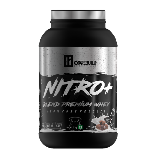 Corebuild Nitro+ Blend Premium Whey Protein | 24g Protein, 1.5g Creatine, DigeZyme® Enzymes