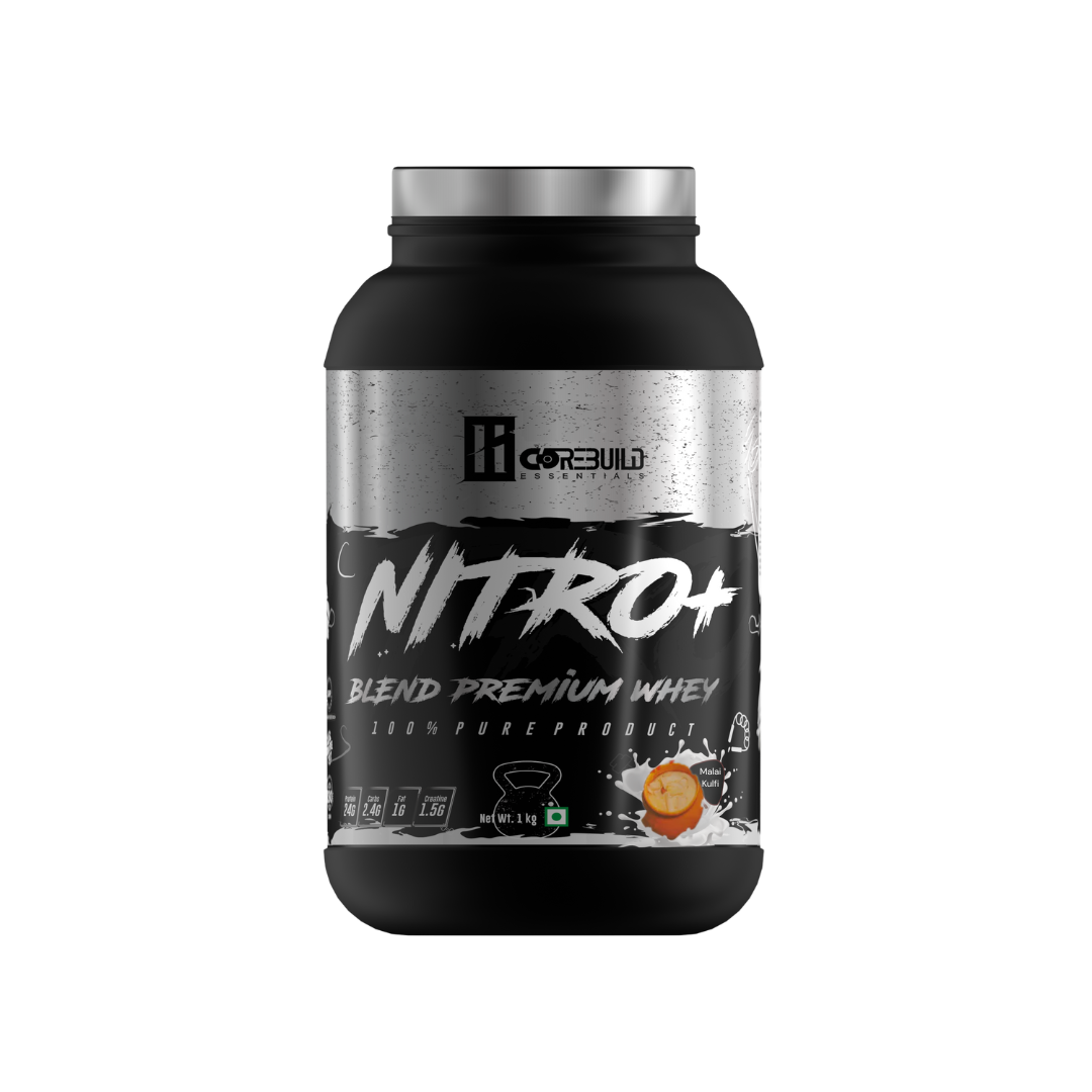 Corebuild Nitro+ Blend Premium Whey Protein | 24g Protein, 1.5g Creatine, DigeZyme® Enzymes