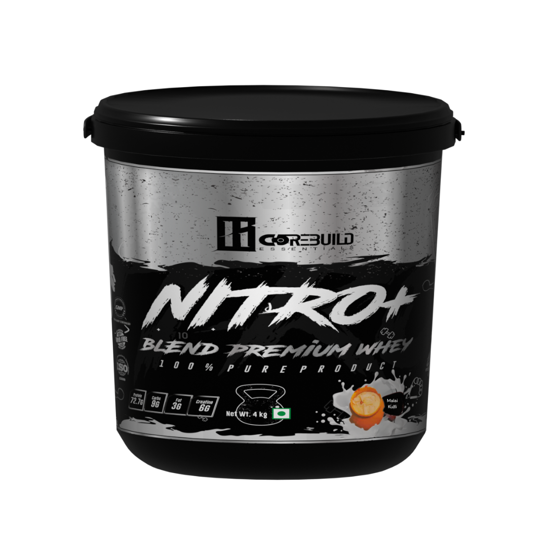 Corebuild Nitro+ Blend Premium Whey Protein | 24g Protein, 1.5g Creatine, DigeZyme® Enzymes