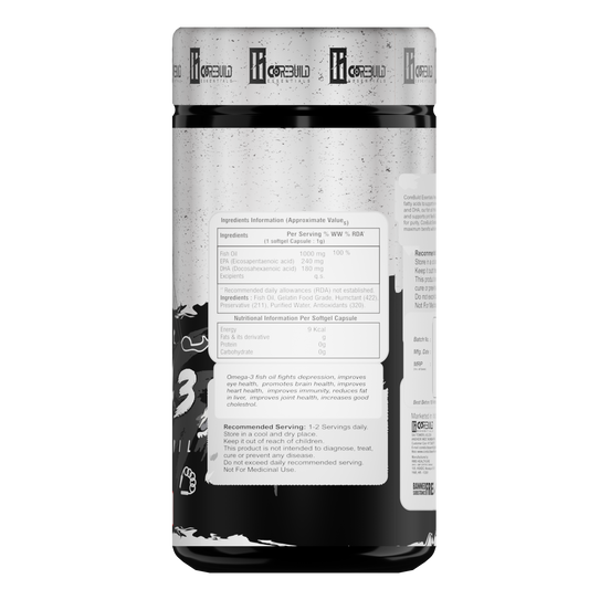 CoreBuild Omega-3 - Superior Strength Heart, Brain and Joints