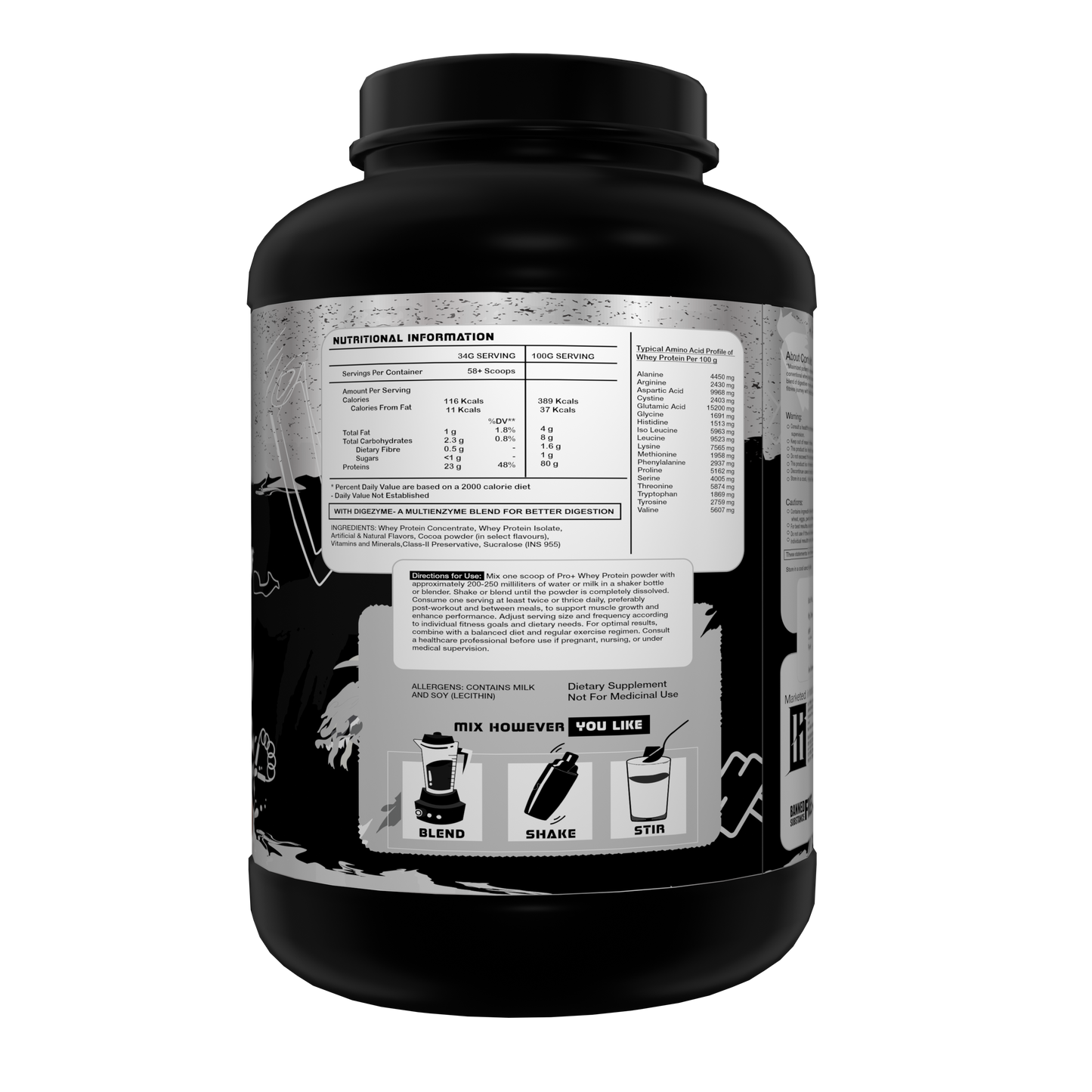 CoreBuild Pro+ Whey Protein Supplement | Fast Absorption & Muscle Recovery | 23g Protein Powder