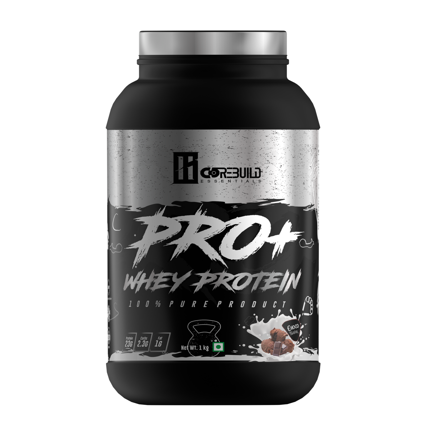CoreBuild Pro+ Whey Protein Supplement | Fast Absorption & Muscle Recovery | 23g Protein Powder