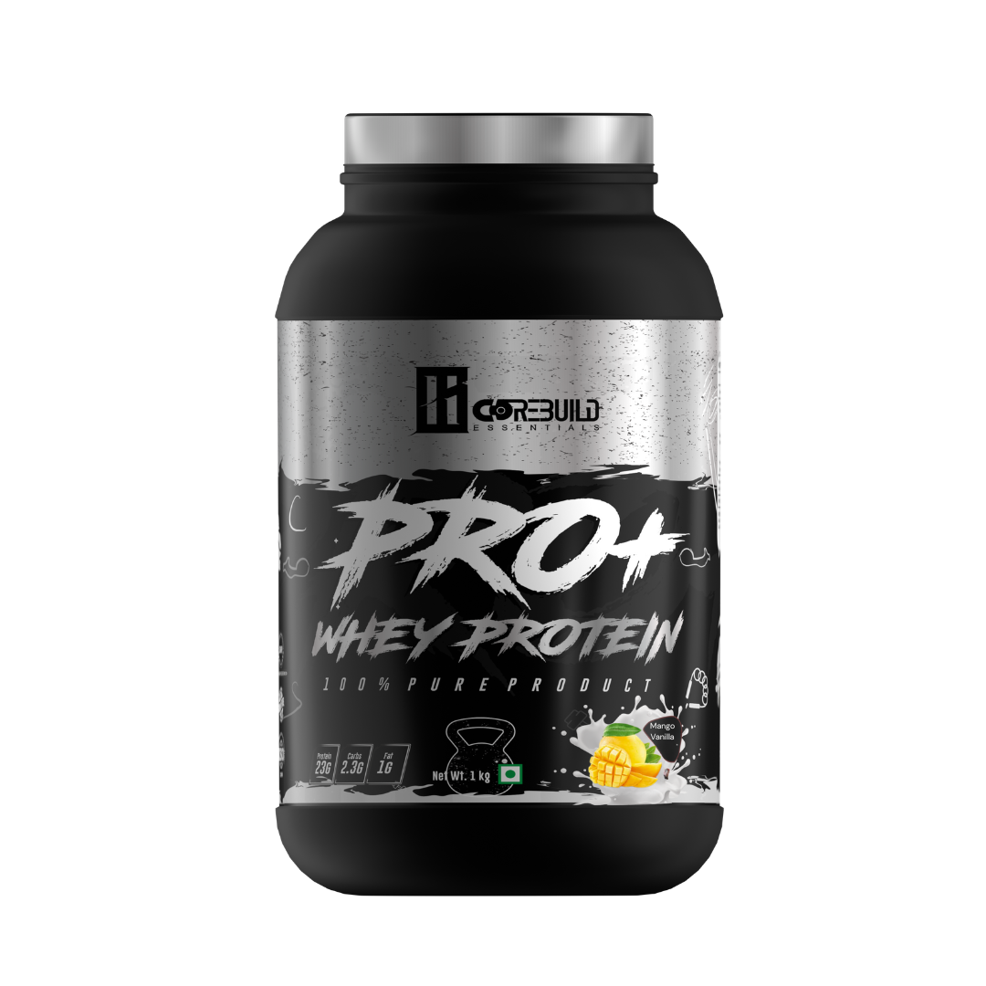 CoreBuild Pro+ Whey Protein Supplement | Fast Absorption & Muscle Recovery | 23g Protein Powder