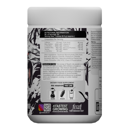 CoreBuild Spark – Advanced Pre-Workout Supplement for Energy, Focus & Strength